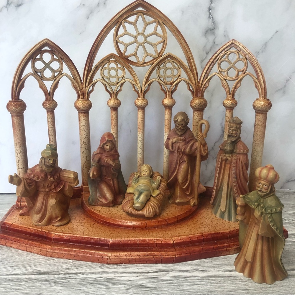 Hudson Bay Christmas Nativity Home Decor Set 7 Piece